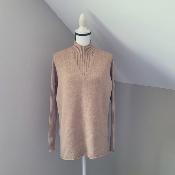 Tory Burch Merino Wool Oversized Sweater